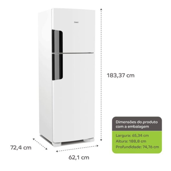 Refrigerador Consul Crm44 2 Portas Frost Free - 386L - Branco - Imagem 11