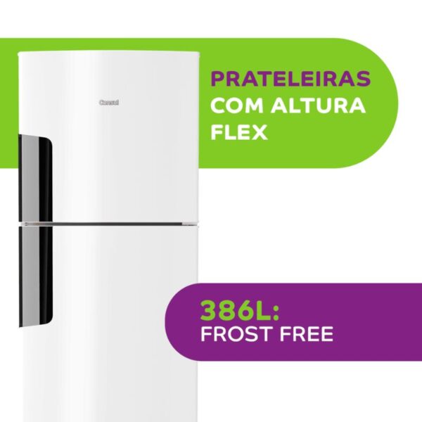 Refrigerador Consul Crm44 2 Portas Frost Free - 386L - Branco - Imagem 3